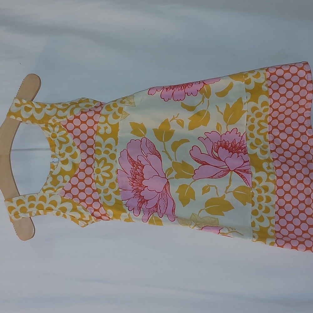 Chatti Patti Girls Sleeveless A-line Patchwork Dress. Size 3